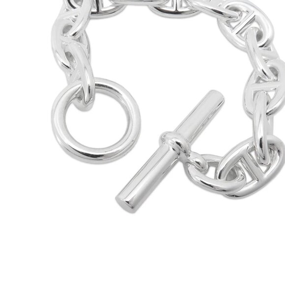 HERMES Chaine d'Ancre Bracelet 12 frames Size TGM SV925 - Picture 10 of 11